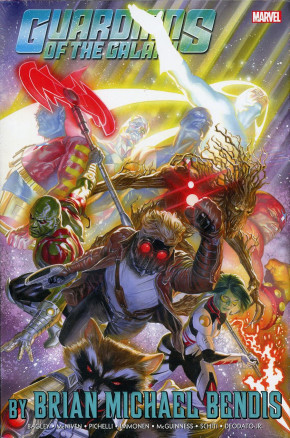 GUARDIANS OF THE GALAXY BY BENDIS OMNIBUS VOLUME 1 HARDCOVER ALEX ROSS COVER