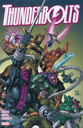 THUNDERBOLTS OMNIBUS VOLUME 3 HARDCOVER TOM GRUMMET CIVIL WAR DM VARIANT COVER