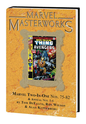 MARVEL MASTERWORKS MARVEL TWO-IN-ONE VOLUME 7 HARDCOVER DM VARIANT COVER