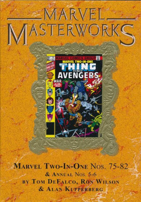 MARVEL MASTERWORKS MARVEL TWO-IN-ONE VOLUME 7 HARDCOVER DM VARIANT COVER