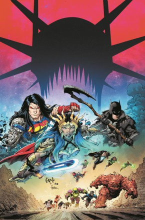 DARK NIGHTS DEATH METAL OMNIBUS HARDCOVER DM EXCLUSIVE VARIANT COVER