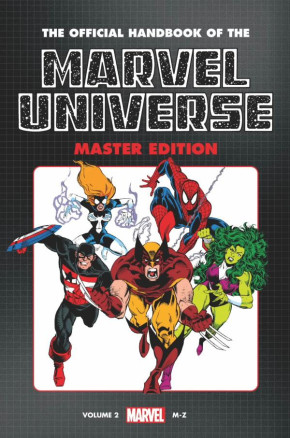 OFFICIAL HANDBOOK OF THE MARVEL UNIVERSE MASTER EDITION OMNIBUS VOLUME 2 HARDCOVER HEROES COVER