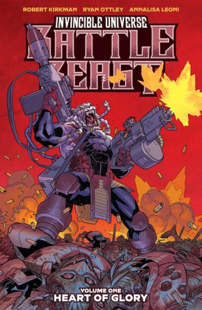 INVINCIBLE UNIVERSE BATTLE BEAST VOLUME 1 GRAPHIC NOVEL RYAN OTTLEY DM VARIANT COVER