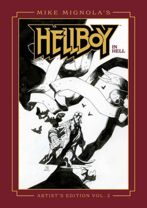 MIKE MIGNOLAS HELLBOY IN HELL ARTISTS EDITION BOOK 2 HARDCOVER MIKE MIGNOLA DM VARIANT COVER