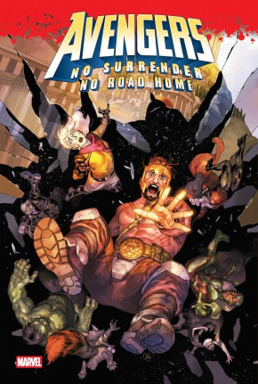 AVENGERS NO SURRENDER NO ROAD HOME OMNIBUS HARDCOVER YASMINE PUTRI DM VARIANT COVER