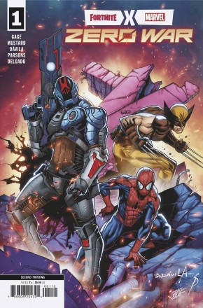 FORTNITE X MARVEL ZERO WAR #1 2ND PRINTING *digital download not included