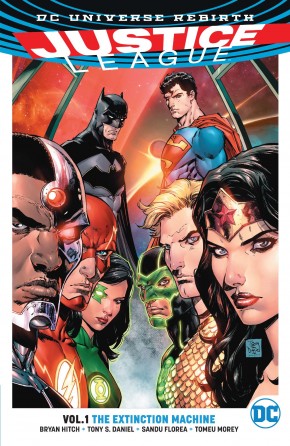 JUSTICE LEAGUE VOLUME 1 THE EXTINCTION MACHINE GRAPHIC NOVEL