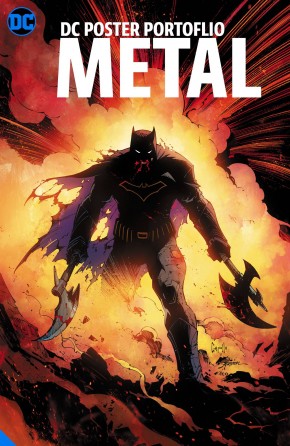 DC POSTER PORTFOLIO METAL GRAPHIC NOVEL