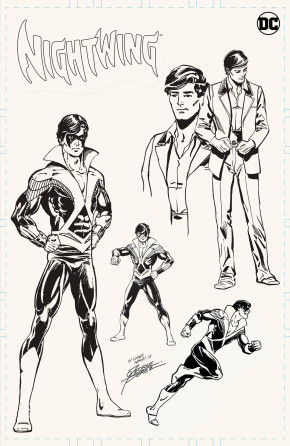 NIGHTWING #100 (2016 SERIES) PEREZ ART BOARD DESIGN CARD STOCK VARIANT