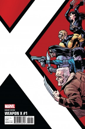 WEAPON X #1 (2017 SERIES) KIRK CORNER BOX 1 IN 10 INCENTIVE VARIANT COVER