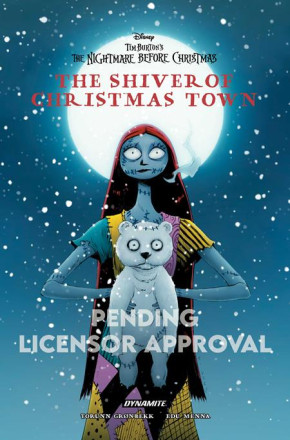 DISNEY TIM BURTONS THE NIGHTMARE BEFORE CHRISTMAS THE SHIVER OF CHRISTMAS TOWN GRAPHIC NOVEL