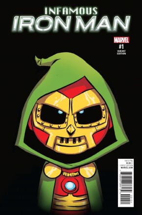 INFAMOUS IRON MAN #1 SKOTTIE YOUNG BABY VARIANT COVER