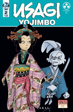 USAGI YOJIMBO #2 (2019 SERIES) DARK BLUE LOGO