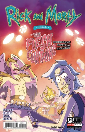 RICK AND MORTY PRESENT FLESH CURTAINS #1 