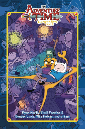 ADVENTURE TIME COMPENDIUM VOLUME 1 HARDCOVER DM VARIANT COVER