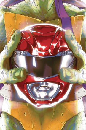 MIGHTY MORPHIN POWER RANGERS TEENAGE MUTANT NINJA TURTLES #1 DONATELLO COVER