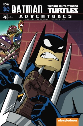 BATMAN TEENAGE MUTANT NINJA TURTLES ADVENTURES #4 1 IN 10 INCENTIVE VARIANT COVER