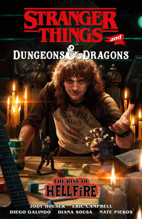STRANGER THINGS AND DUNGEONS AND DRAGONS THE RISE OF HELLFIRE GRAPHIC NOVEL