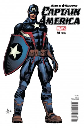 CAPTAIN AMERICA STEVE ROGERS #8 DEODATO TEASER 1 IN 10 INCENTIVE VARIANT COVER