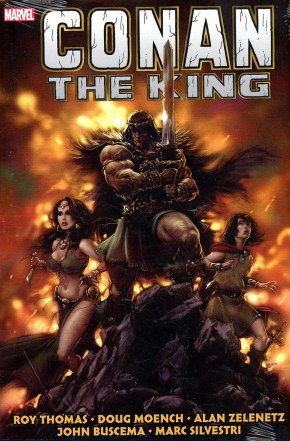 CONAN THE KING THE ORIGINAL MARVEL YEARS OMNIBUS VOLUME 1 HARDCOVER KAARE ANDREWS COVER