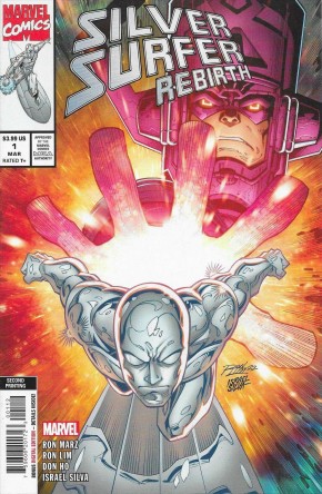 SILVER SURFER REBIRTH #1 2ND PRINTING RON LIM VARIANT