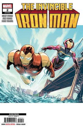 INVINCIBLE IRON MAN #2 (2022 SERIES) 2ND PRINTING