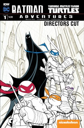 BATMAN TEENAGE MUTANT NINJA TURTLES ADVENTURES #1 DIRECTORS CUT