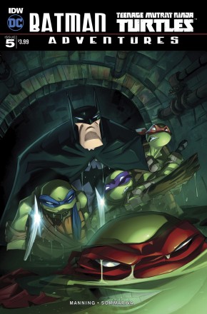 BATMAN TEENAGE MUTANT NINJA TURTLES ADVENTURES #5 1 IN 10 INCENTIVE VARIANT COVER