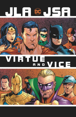 JLA JSA VIRTUE AND VICE GRAPHIC NOVEL 2023 EDITION