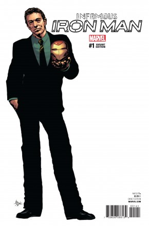 INFAMOUS IRON MAN #1 DEODATO TEASER 1 IN 10 INCENTIVE VARIANT COVER