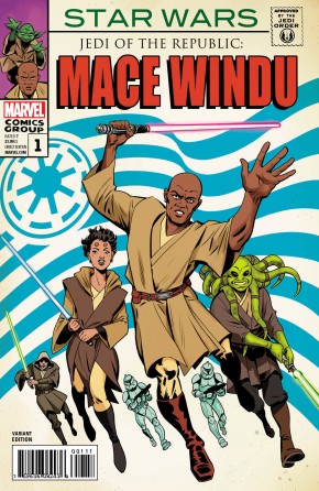 STAR WARS JEDI REPUBLIC MACE WINDU #1 HOMAGE 1 IN 10 INCENTIVE VARIANT 