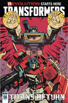 TRANSFORMERS #56 1 IN 10 INCENTIVE VARIANT COVER