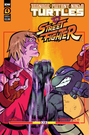 TEENAGE MUTANT NINJA TURTLES  VS. STREET FIGHTER #4 COVER C REILLY