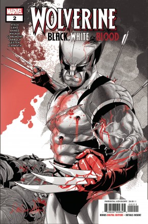 WOLVERINE BLACK WHITE BLOOD #2