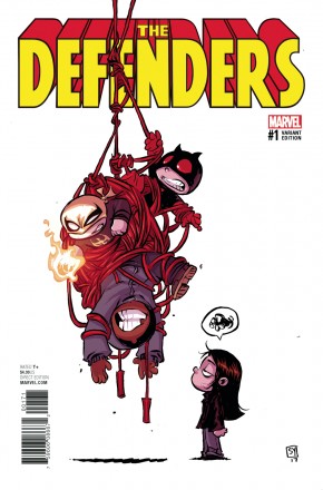 DEFENDERS #1 (2017 SERIES) SKOTTIE YOUNG BABY VARIANT COVER