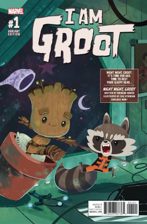 I AM GROOT #1 NIGHT NIGHT GROOT 1 IN 10 INCENTIVE VARIANT COVER 