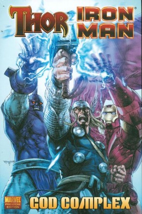 THOR IRON MAN GOD COMPLEX HARDCOVER