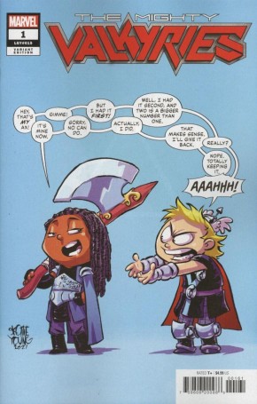 MIGHTY VALKYRIES #1 SKOTTIE YOUNG BABY VARIANT