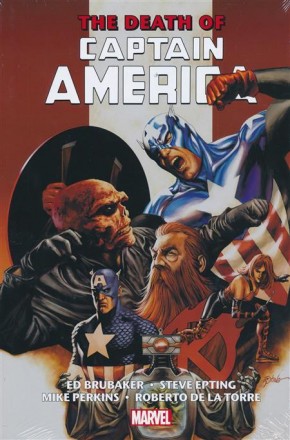 CAPTAIN AMERICA OMNIBUS THE DEATH OF CAPTAIN AMERICA HARDCOVER EPTING DM VARIANT COVER