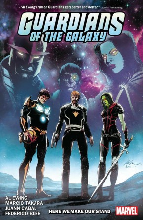 GUARDIANS OF THE GALAXY BY AL EWING VOLUME 2 HERE WE MAKE OUR STAND GRAPHIC NOVEL