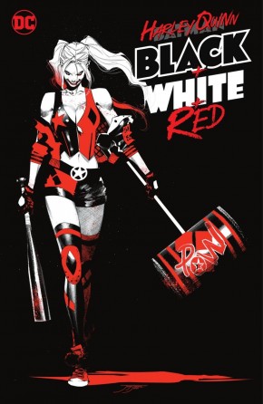 HARLEY QUINN BLACK WHITE AND RED GRAPHIC NOVEL