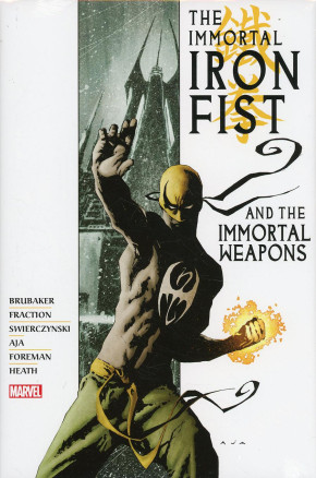 IMMORTAL IRON FIST AND THE IMMORTAL WEAPONS OMNIBUS VOLUME 1 HARDCOVER DAVID AJA COVER