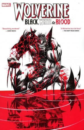 WOLVERINE BLACK WHITE AND BLOOD GRAPHIC NOVEL