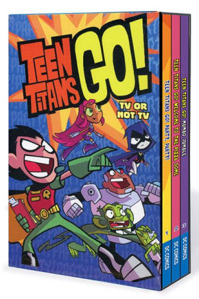 TEEN TITANS GO BOX SET VOLUME 1 TV OR NOT TV GRAPHIC NOVELS