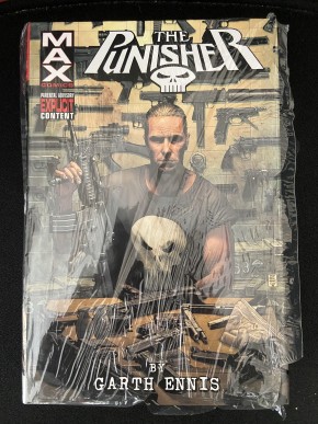 PUNISHER MAX BY GARTH ENNIS OMNIBUS VOLUMES 1 AND 2 HARDCOVER SET NOTE: PLASTIC SEAL SPLIT