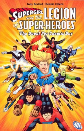 SUPERGIRL AND THE LEGION OF SUPER HEROES THE QUEST FOR COSMIC BOY GRAPHIC NOVEL