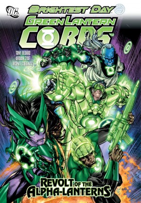 GREEN LANTERN CORPS REVOLT OF THE ALPHA LANTERNS HARDCOVER