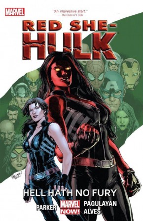 RED SHE-HULK HELL HATH NO FURY GRAPHIC NOVEL