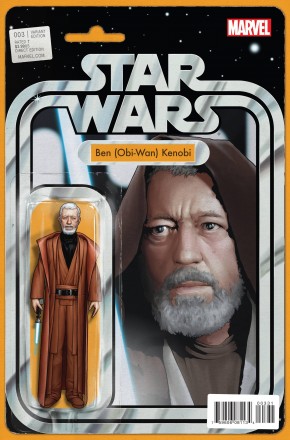 STAR WARS #3 (2015 SERIES) BEN (OBI-WAN) KENOBI ACTION FIGURE VARIANT