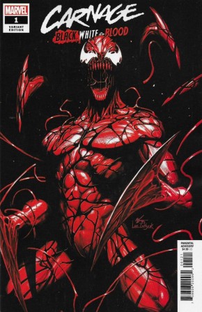 CARNAGE BLACK WHITE AND BLOOD #1 INHYUK LEE VARIANT